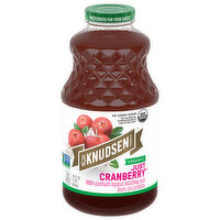 R.W. Knudsen Family Juice, Organic, Just Cranberry - 32 Fluid ounce 