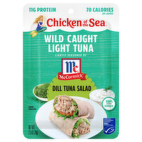 Chicken of the Sea Tuna, Light, Wild Caught, Dill Tuna Salad - 2.5 Ounce 
