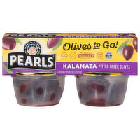 Pearls Olives, Greek, Kalamata, Pitted - 4 Each 