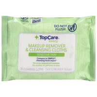 TopCare Makeup Remover & Cleansing Cloths, Sensitive Skin - 25 Each 