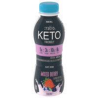 Ratio Dairy Drink, Mixed Berry - 7 Fluid ounce 