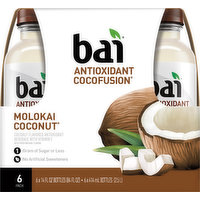 Bai Antioxidant Beverage, Molokai Coconut - 6 Each 