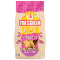Mission Chips, Restaurant Style, Thin & Crispy - 9 Ounce 