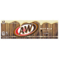 A&W Soda, No Caffeine, Root Beer, 12 Pack - 12 Each 