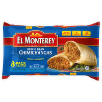 Beef and Bean Chimichangas - El Monterey