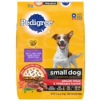Pedigree Food for Dogs, Complete Nutrition, Grilled Steak & Vegetable, Small Dog, Adult - 14 Pound 