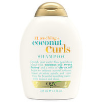 Ogx Shampoo, Quenching + Coconut, Curls - 13 Fluid ounce 