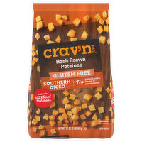 Crav'n Flavor Hash Brown Potatoes, Gluten Free, Southern Diced - 32 Ounce 