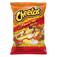 Cheetos Cheese Flavored Snacks, Flamin' Hot Flavored, Crunchy - 8.5 Ounce
