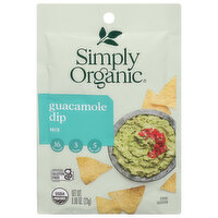 Simply Organic Mix, Guacamole Dip - 0.8 Ounce 