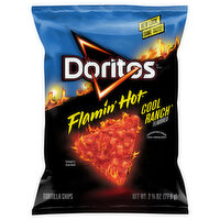 Doritos Tortilla Chips, Flamin Hot Flavored Cool Ranch Flavored