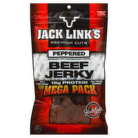 Jack Link's Beef Jerky, Peppered, Mega Pack - 9 Ounce 