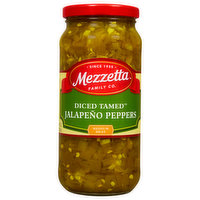 Mezzetta Jalapeno Peppers, Diced Tamed, Medium Heat - 16 Fluid ounce 