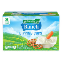 Hidden Valley Topping & Dressing, Dipping Cups, 8 Pack - 8 Each 