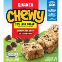 Quaker Granola Bars, Chocolate Chip - 8 Each 