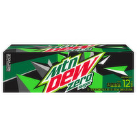 Mtn Dew Soda, Zero Sugar - 12 Each 