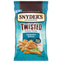 Snyder's of Hanover Pretzel Sticks, Jalapeno Ranch Flavored, Twisted - 12 Ounce 