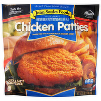 John Soules Foods Chicken Patties, Fully Cooked - 24 Ounce 