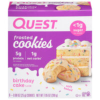 Quest Cookies, Frosted, Birthday Cake Flavor