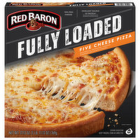 Red Baron Pizza, Fully Loaded, Five Cheese
