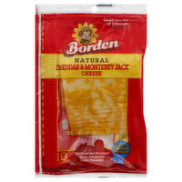 Borden Cheese, Slices, Cheddar & Monterey Jack - 10 Each