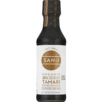 San-J Brewed Soy Sauce, Organic, Tamari - 10 Ounce 