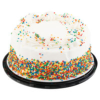 Brookshire's Cake, Confetti, Double Layer, 8 Inch - 1 Each 