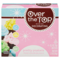 Over the Top Food Coloring Gels, Pretty Pastels