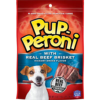 Pup-Peroni Dog Snacks, with Real Beef Brisket, Hickory Smoke Flavor