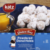 Katz Donut Holes, Gluten Free, Powdered - 6 Ounce 