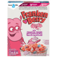 Franken Berry Cereal, Strawberry Flavored - 9.6 Ounce 