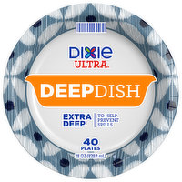 Dixie Ultra Plates, Deep Dish, 28 Ounce - 40 Each