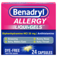 Benadryl Allergy, Capsules - 24 Each 