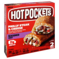 Hot Pockets Sandwiches, Philly Steak & Cheese, Seasoned Crust, 2 Pack - 2 Each 