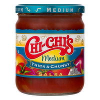 Chi-Chi's Salsa, Medium, Thick & Chunky - 15.5 Ounce 