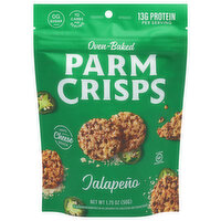 Parm Crisps Cheese Snack, Jalapeno, Oven-Baked - 1.75 Ounce 