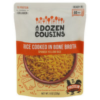 A Dozen Cousins Rice Cooked in Bone Broth, Spanish Yellow - 8 Ounce