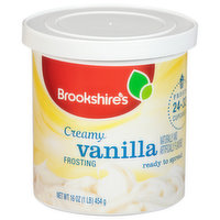 Brookshire's Frosting, Creamy Vanilla - 16 Ounce 