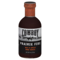 Cowboy BBQ Sauce, Prairie Fire - 18 Ounce