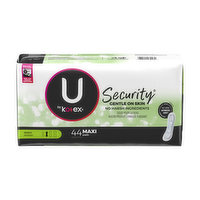 U By Kotex Pads, Maxi, Heavy - 44 Each 