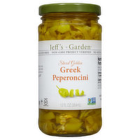 Jeff's Garden Greek Peperoncini, Sliced Golden