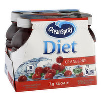 Ocean Spray Juice Drink, Diet, Cranberry - 6 Each 