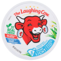 The Laughing Cow Spreadable Cheese Wedges, Creamy Light - 8 Each 