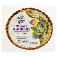 La Terra Fina Quiche, Spinach & Artichoke - 6 Ounce 