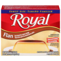 Royal Flan, Family Size - 3.81 Ounce 