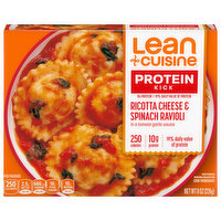 Lean Cuisine Ravioli, Ricotta Cheese & Spinach - 8 Ounce