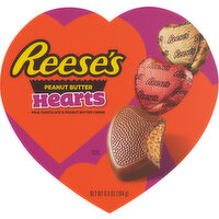 Reese's Milk Chocolate, Peanut Butter Creme, Hearts - 6.5 Ounce