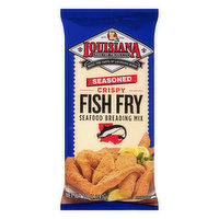 Louisiana Fish Fry Products Seafood Breading Mix, Fish Fry, Seasoned - 10 Ounce 