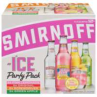 Smirnoff Ice Malt Beverage, Premium, Party Pack - 12 Each 