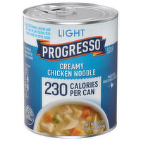 Progresso Soup, Creamy Chicken Noodle, Light - 18.5 Ounce 